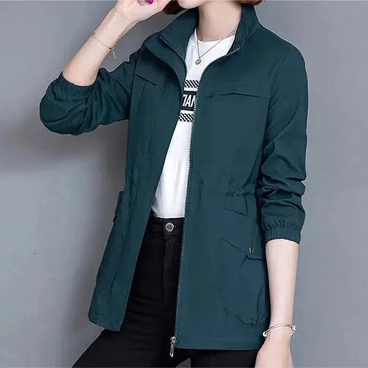Nell | Lightweight Zip-Up Bomber Jacket