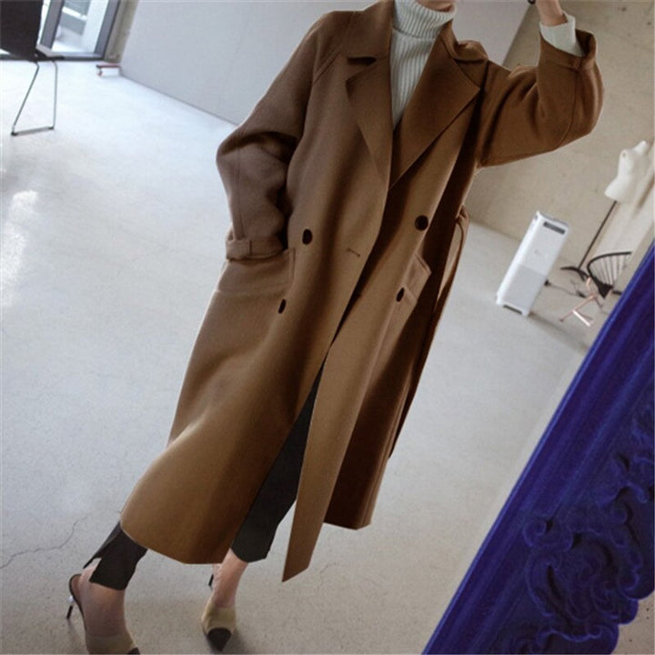 Regina | Longline Double-Breasted Coat