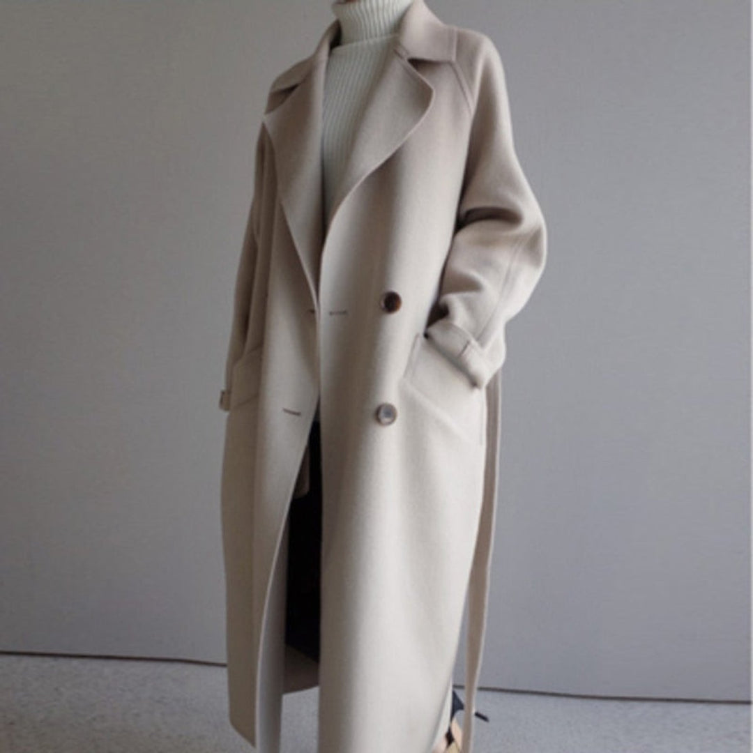 Regina | Longline Double-Breasted Coat
