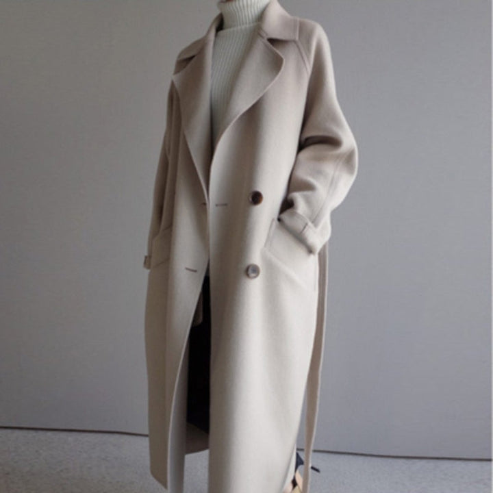 Diana | Long Double-Breasted Wrap Coat