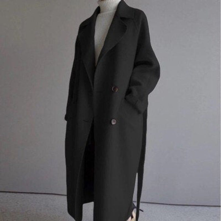 Diana | Long Double-Breasted Wrap Coat