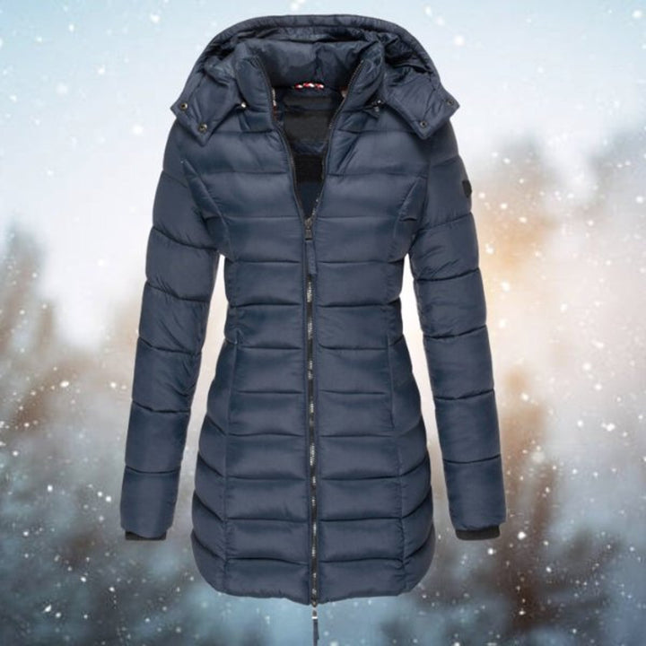 Katarina | Longline Hooded Puffer Coat