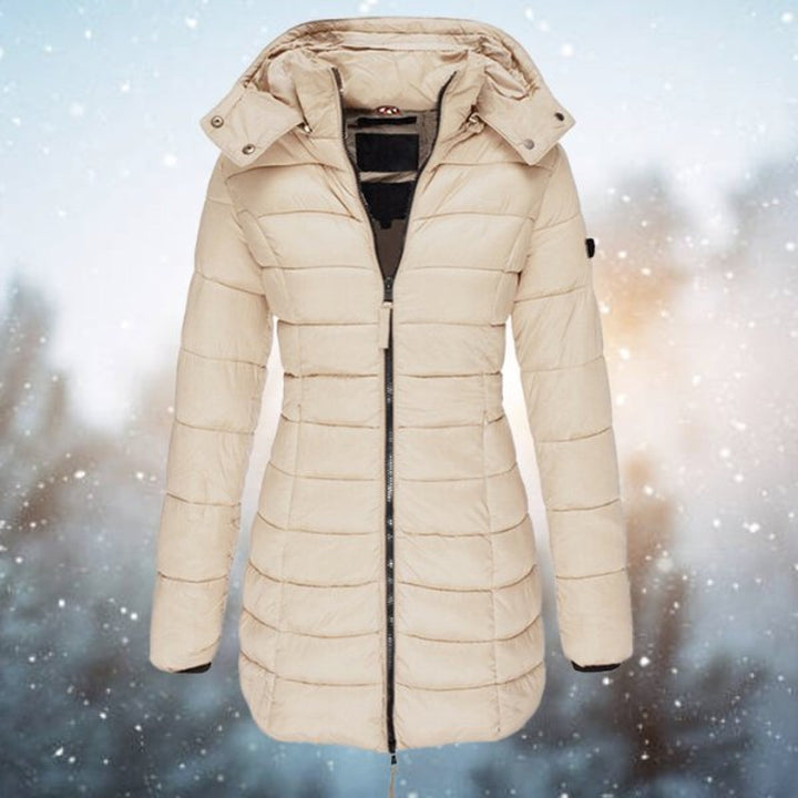 Colette | Long Hooded Quilted Coat