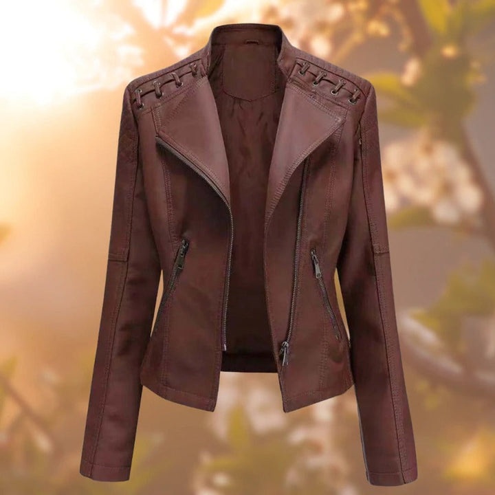Valentina | Moto-Style Zip-Up Jacket