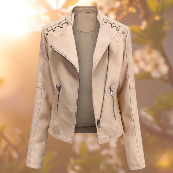 Valentina | Moto-Style Zip-Up Jacket