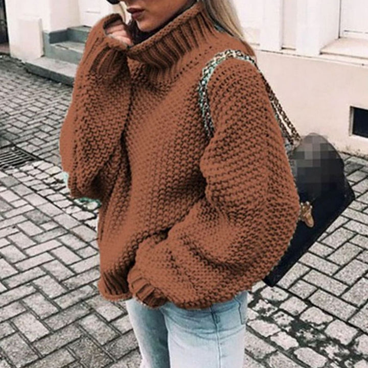 Cassia | Oversized Chunky Turtleneck Sweater