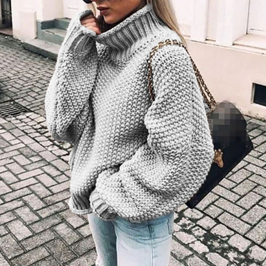 Cassia | Oversized Chunky Turtleneck Sweater