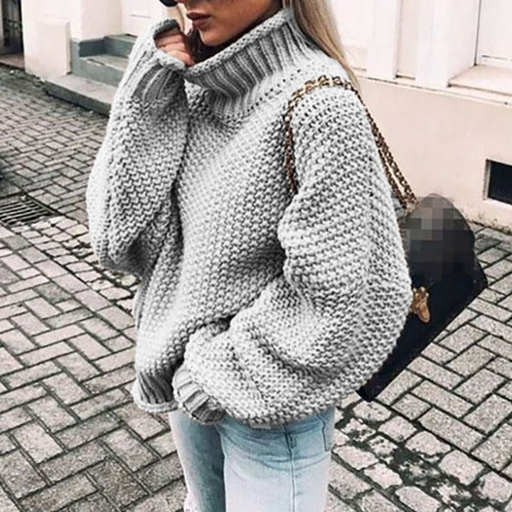 Cassia | Oversized Chunky Turtleneck Sweater