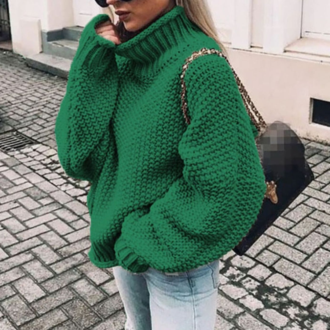 Cassia | Oversized Chunky Turtleneck Sweater