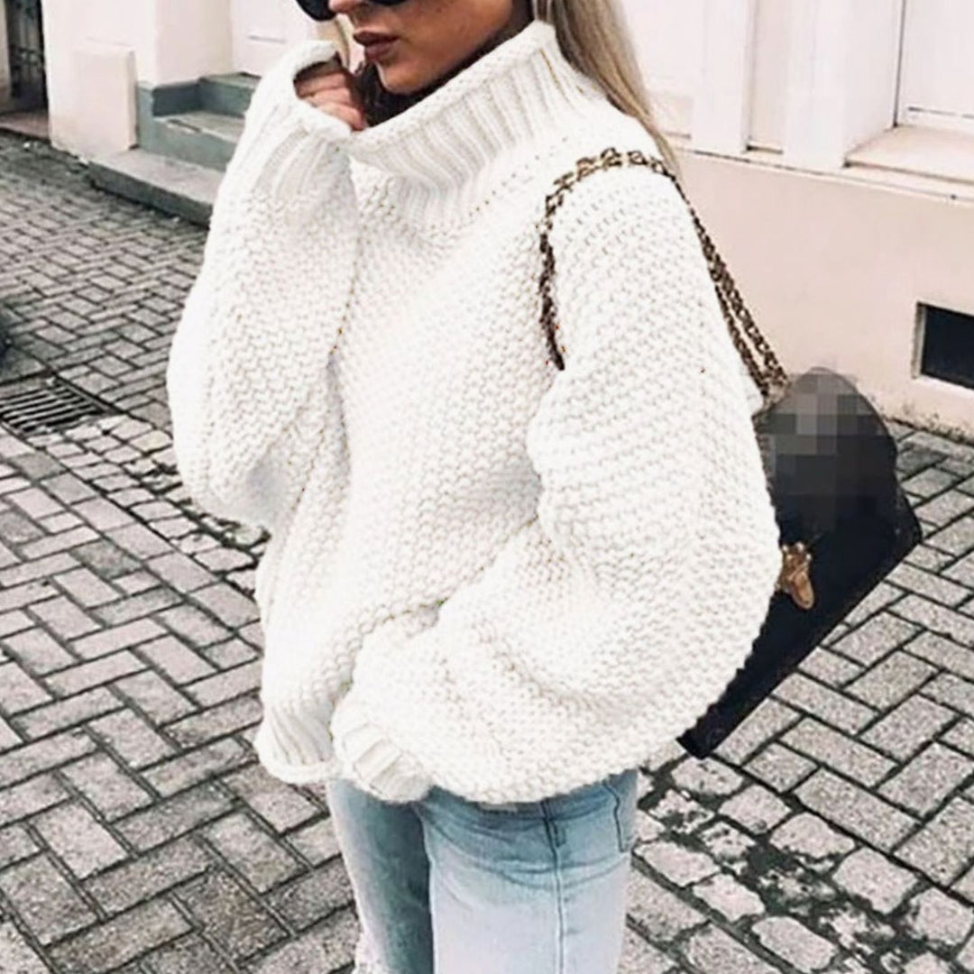 Cassia | Oversized Chunky Turtleneck Sweater