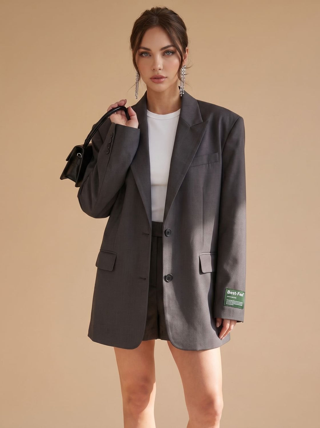 Paulina | Oversized Notch-Lapel Tailored Blazer