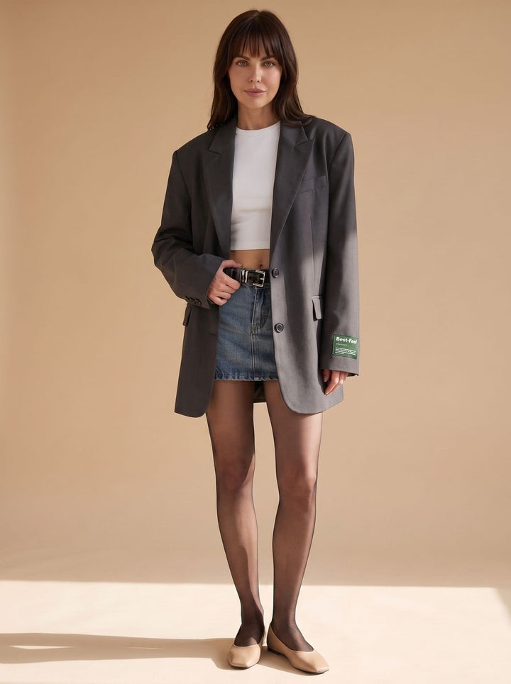 Paulina | Oversized Notch-Lapel Tailored Blazer