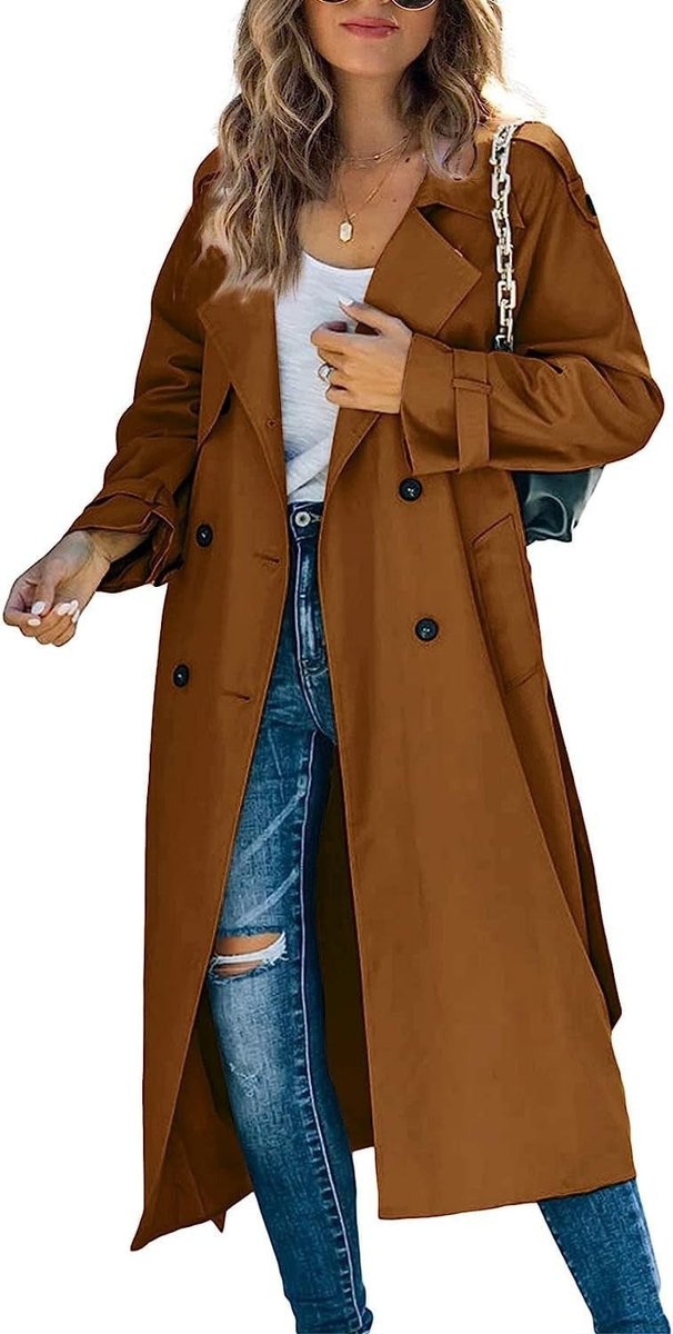 Camilla | Belted Longline Trench Coat