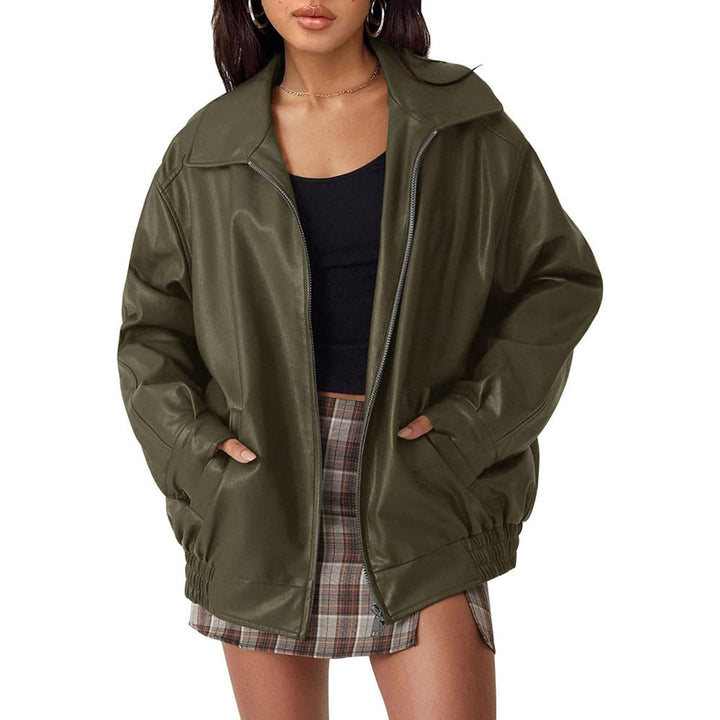 Nicola | Relaxed Zip-Up Bomber Jacket