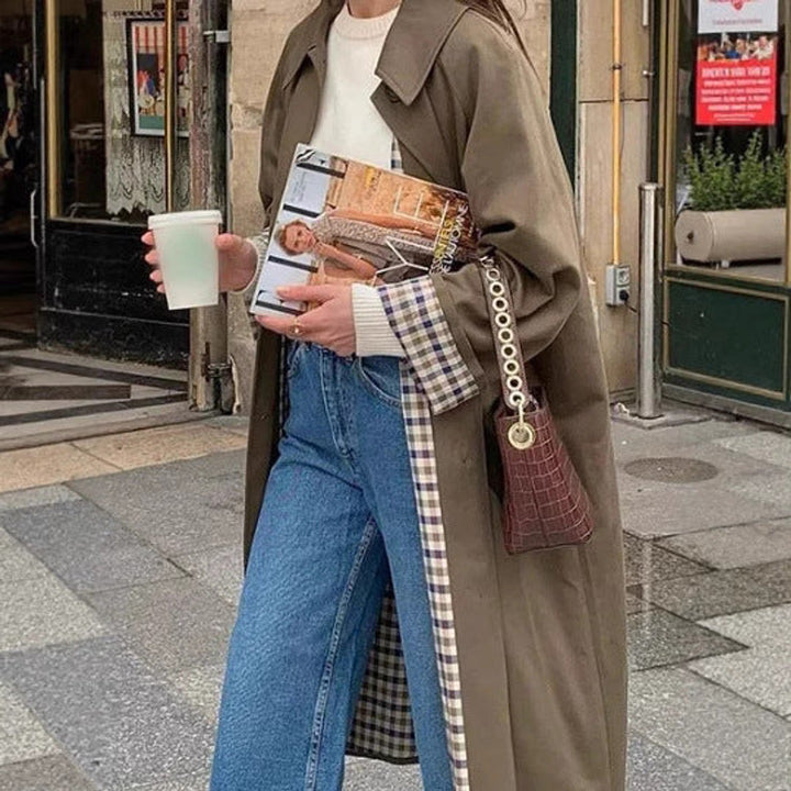 Lucia | Refined Oversized Long Trench Coat