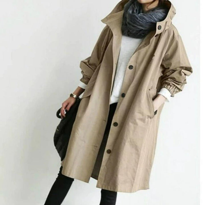 Clementine | Relaxed Hooded Trench Coat
