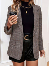 Blaire | Checked Tailored Blazer