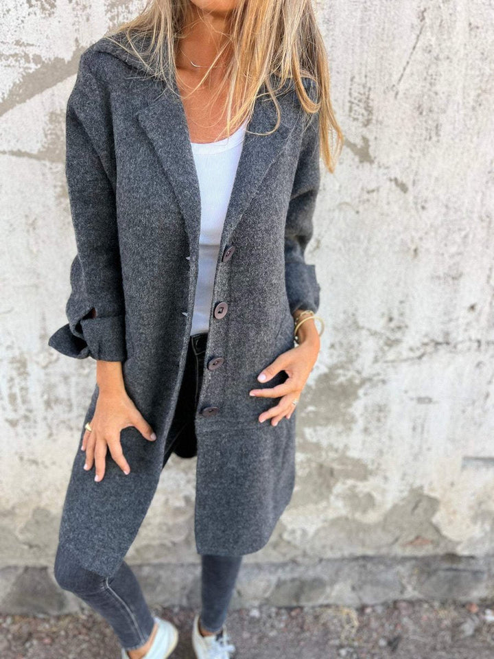 Lucille | Relaxed Longline Lapel Coat