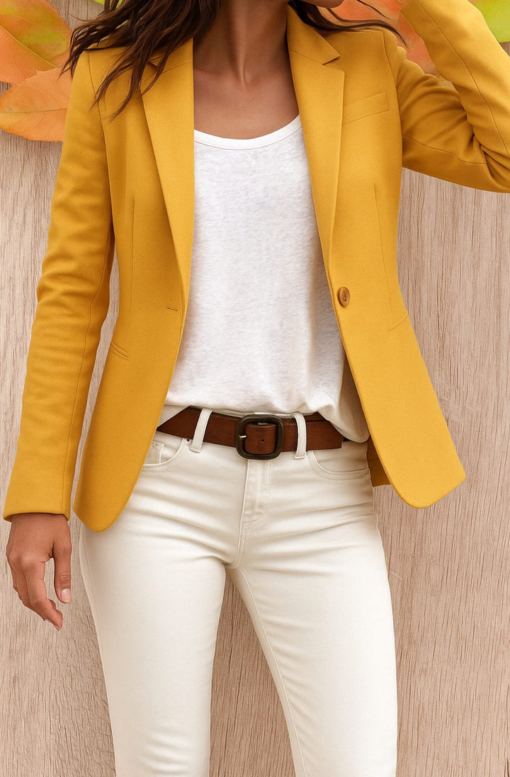 Vivienne | Tailored Single-Button Office Blazer