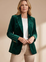 Valentina | Tailored Gold-Button Blazer
