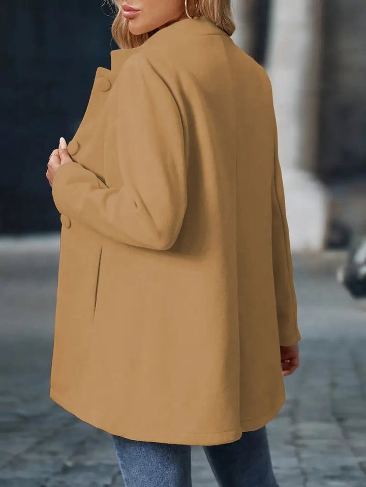 Sabina | Refined Stand-Collar Longline Blazer