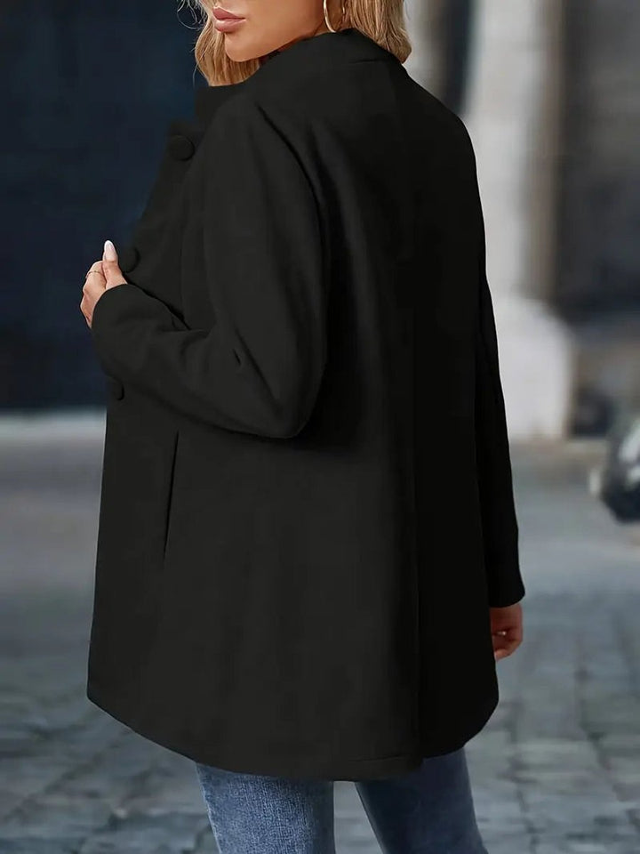 Sabina | Refined Stand-Collar Longline Blazer