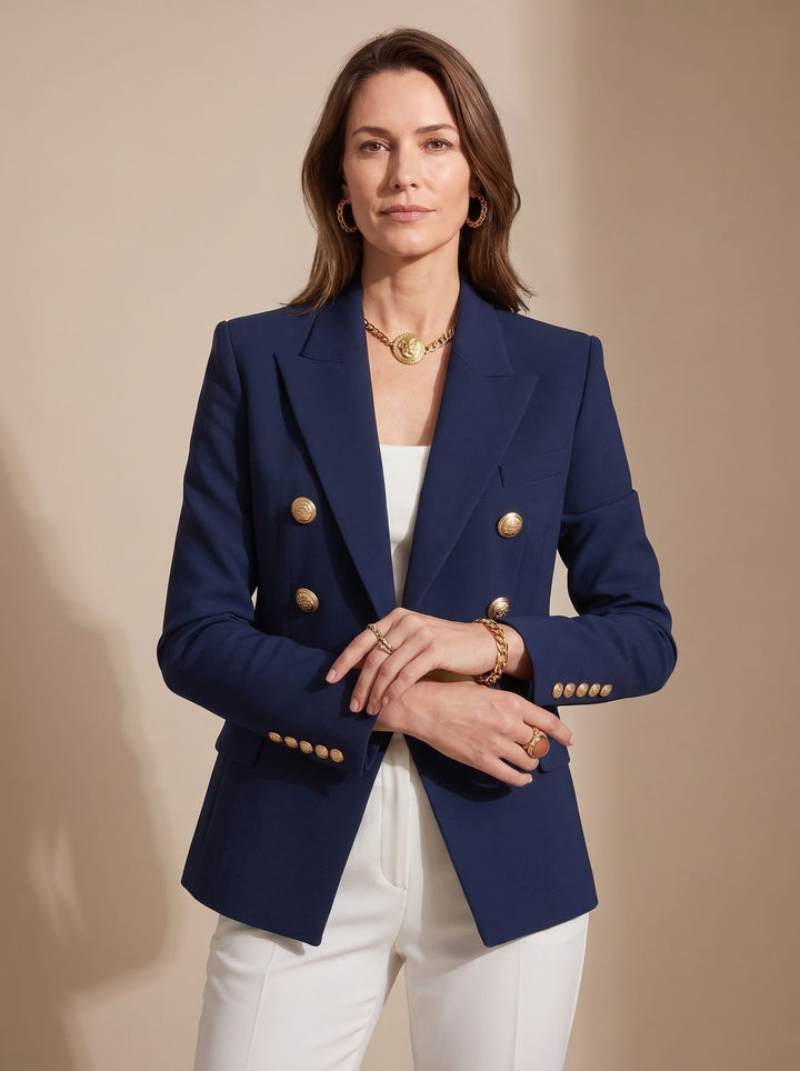 Charlotte | Tailored Double-Breasted Statement Blazer