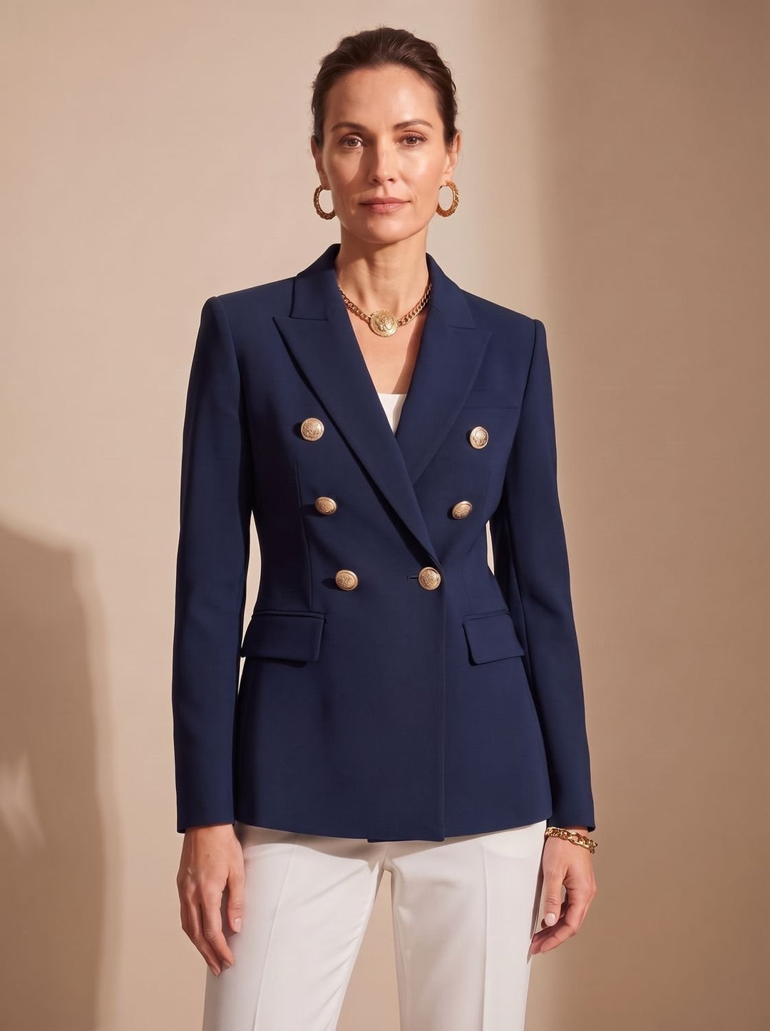 Constance | Tailored Double-Breasted Statement Blazer