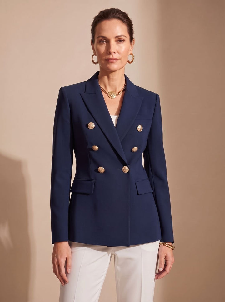 Constance | Tailored Double-Breasted Statement Blazer