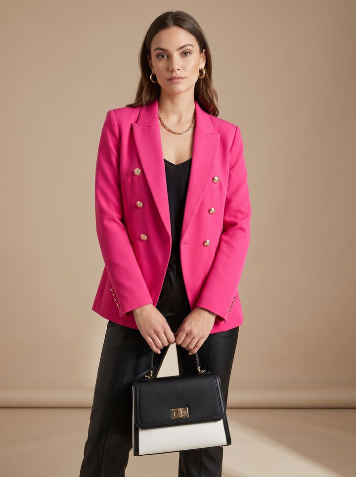 Constance | Tailored Double-Breasted Statement Blazer