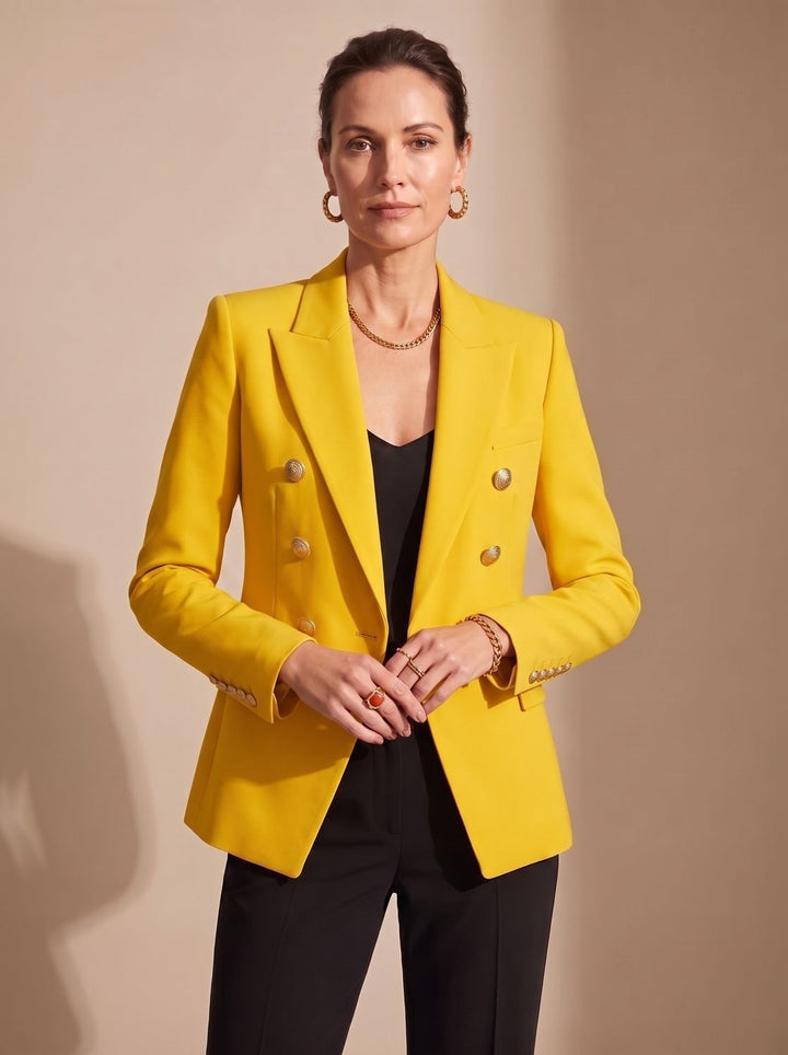 Constance | Tailored Double-Breasted Statement Blazer