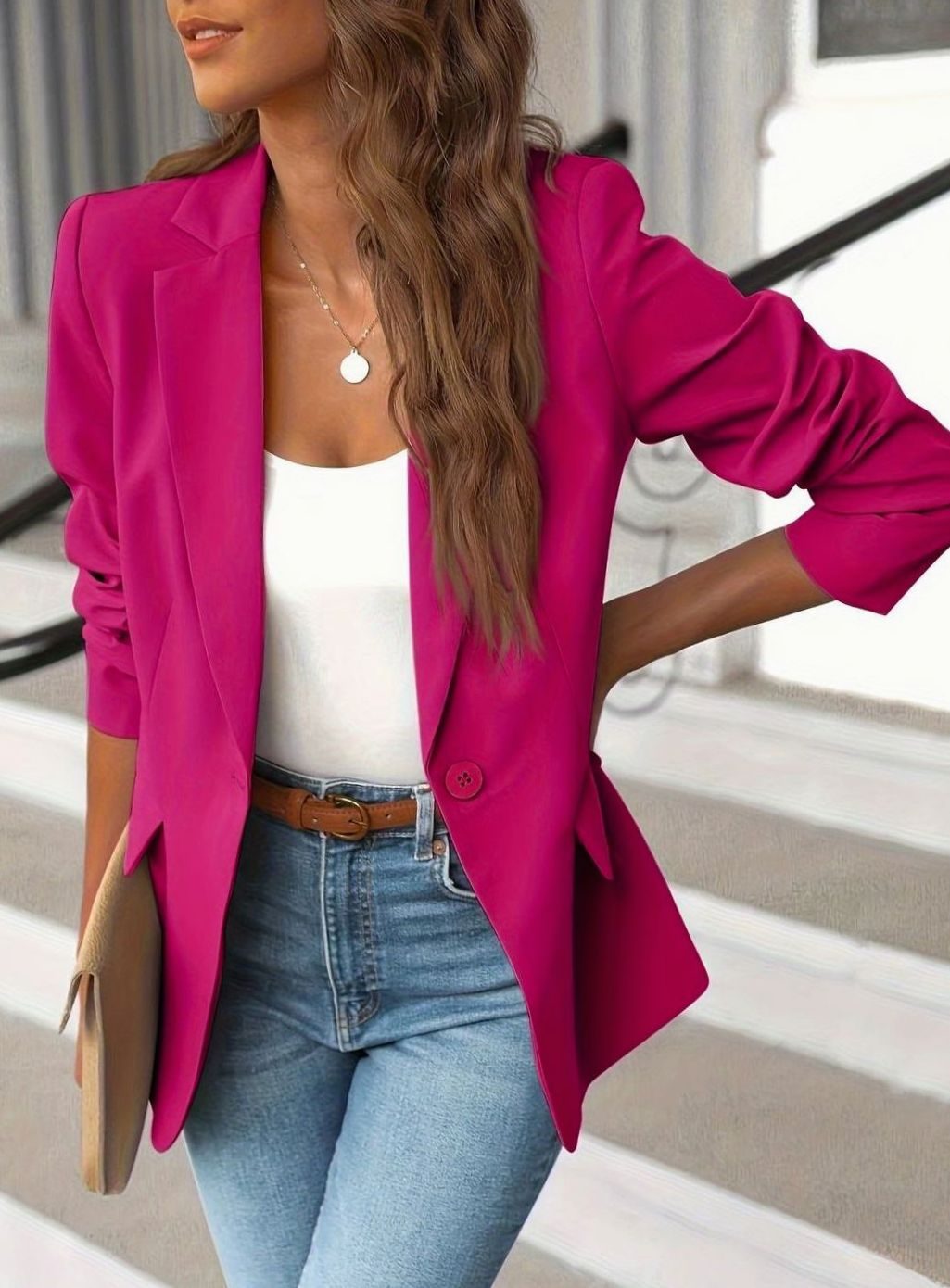 Cecilia | Tailored Single-Button Blazer