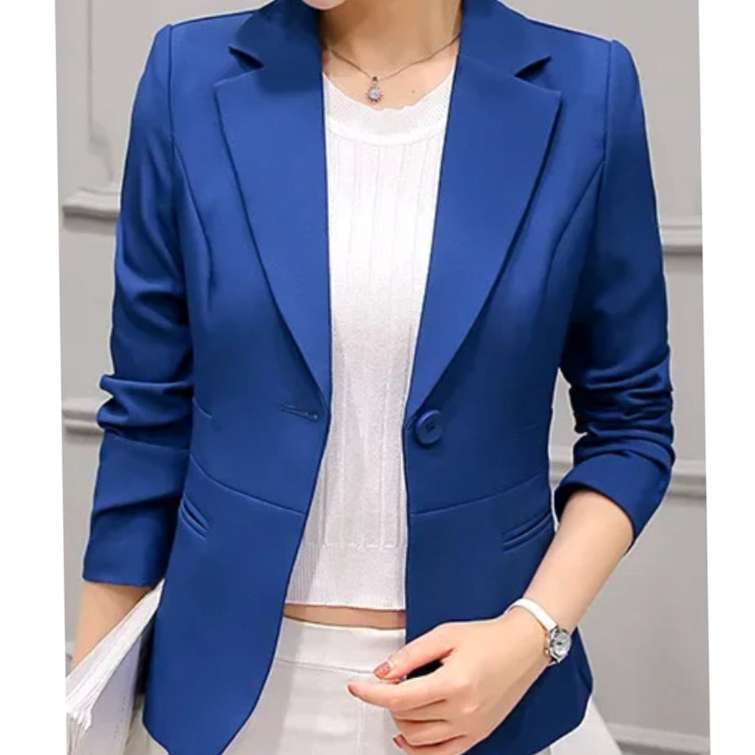 Sophia | Tailored One-Button Office Blazer