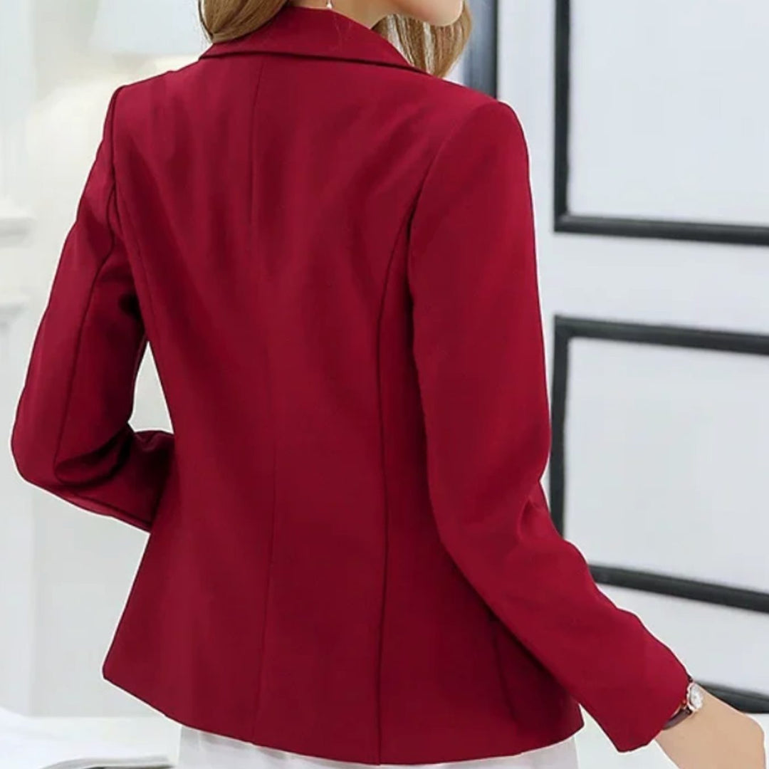 Sophia | Tailored One-Button Office Blazer