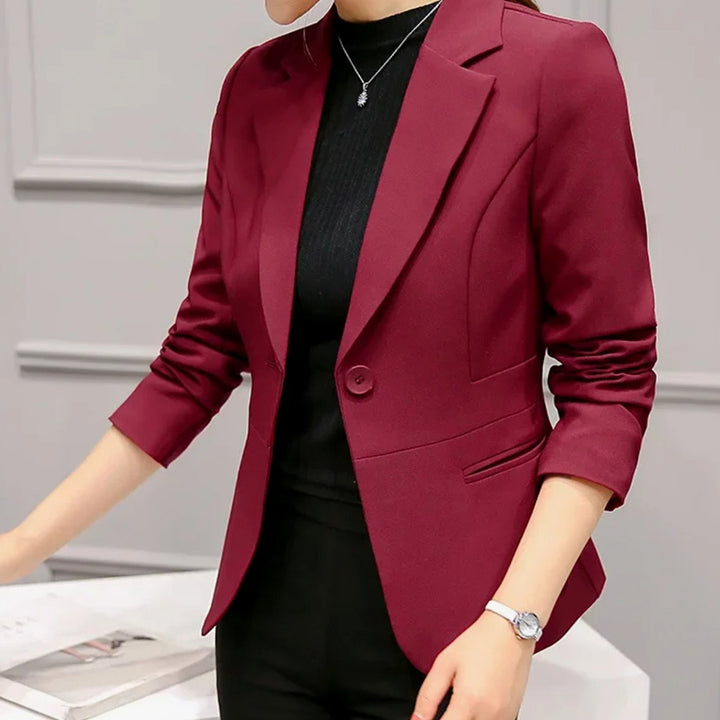 Sophia | Tailored One-Button Office Blazer