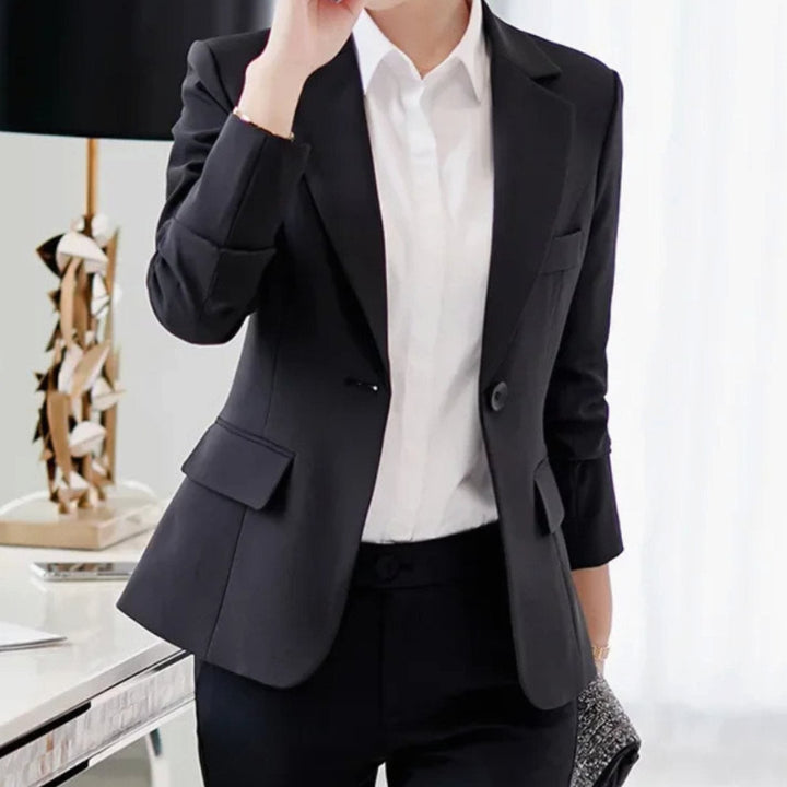 Sophia | Tailored One-Button Office Blazer