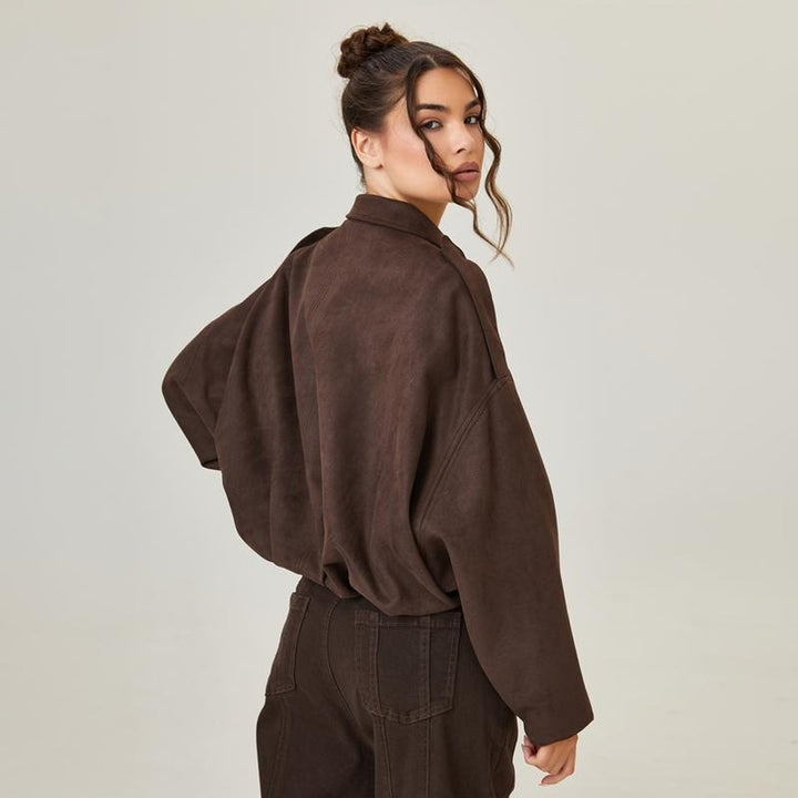Vivien | Relaxed Zip-Up Bomber Jacket