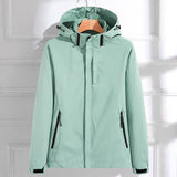 Deborah | Waterproof Hooded Adjustable-Fit Rain Jacket