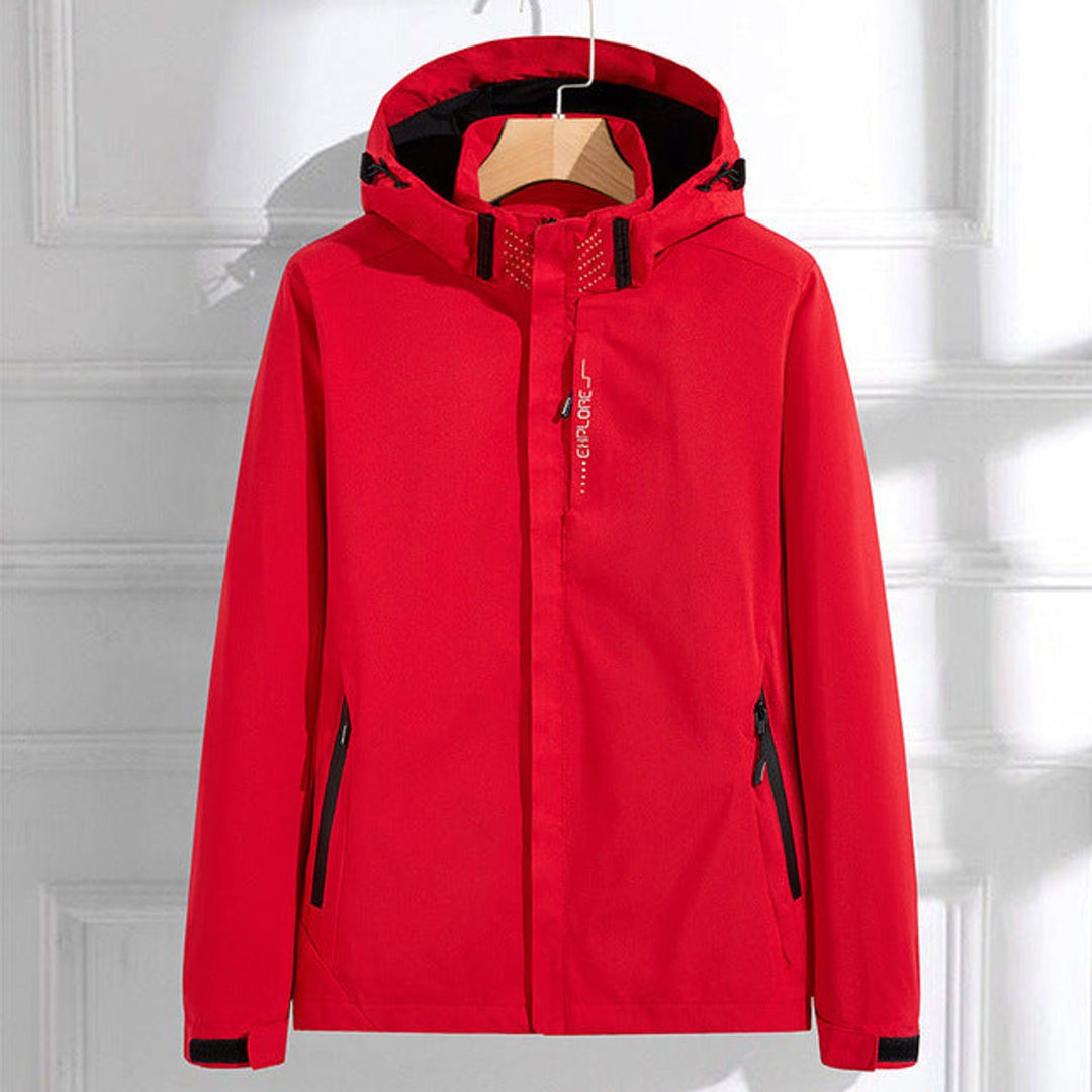 Rosina | Weatherproof Hooded Adjustable-Fit Rain Jacket