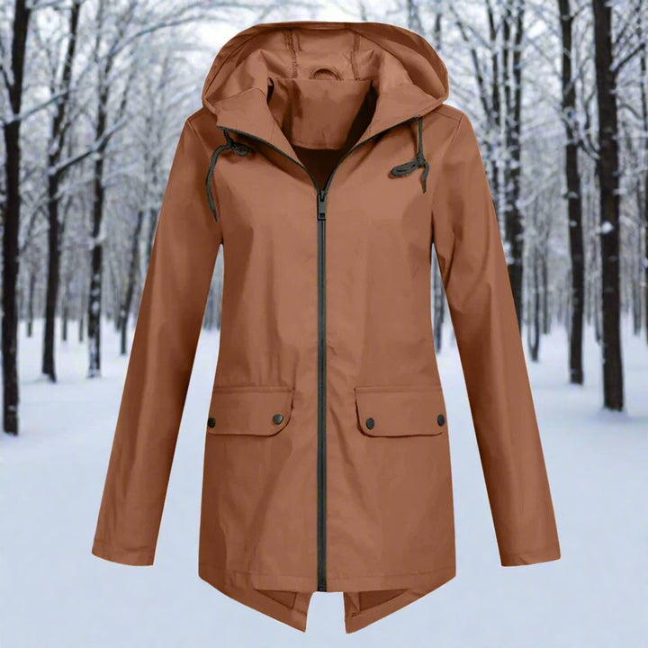 Juno | Hooded Longline Rain Jacket