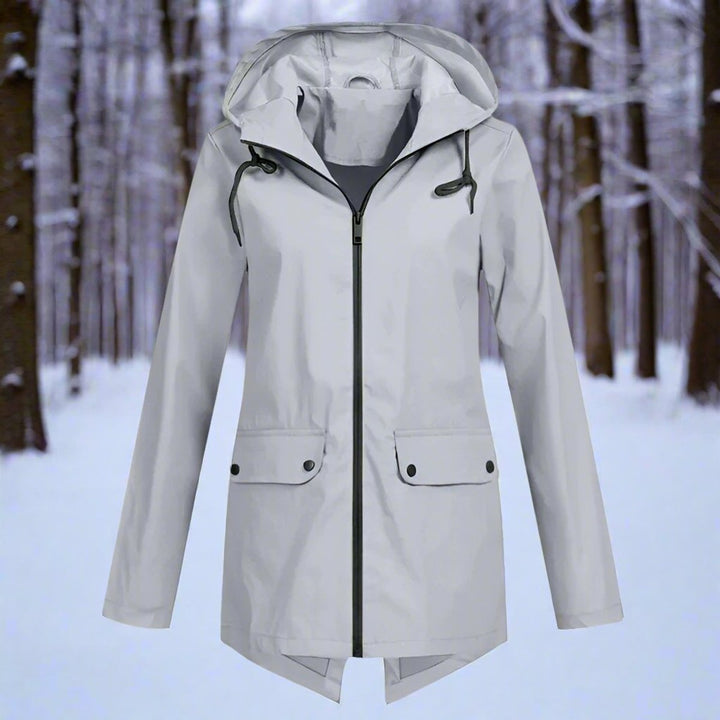 Lorraine | Hooded Waterproof Longline Rain Jacket