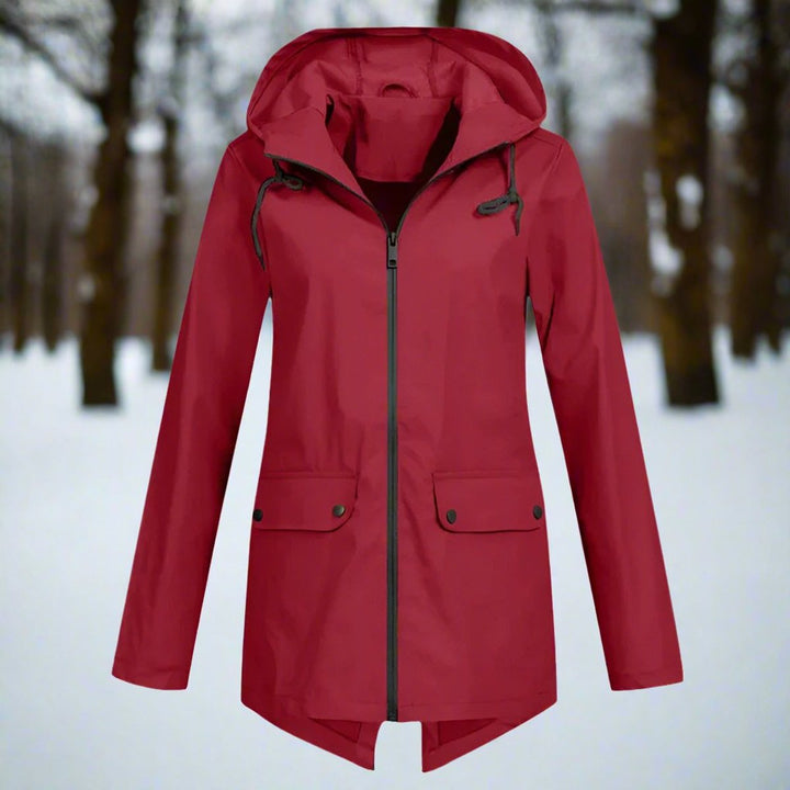 Juno | Hooded Longline Rain Jacket