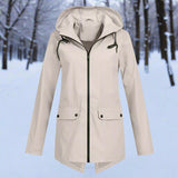 Juno | Hooded Longline Rain Jacket