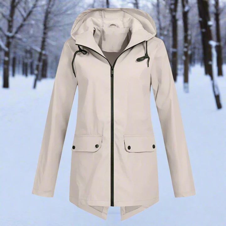 Lorraine | Hooded Waterproof Longline Rain Jacket
