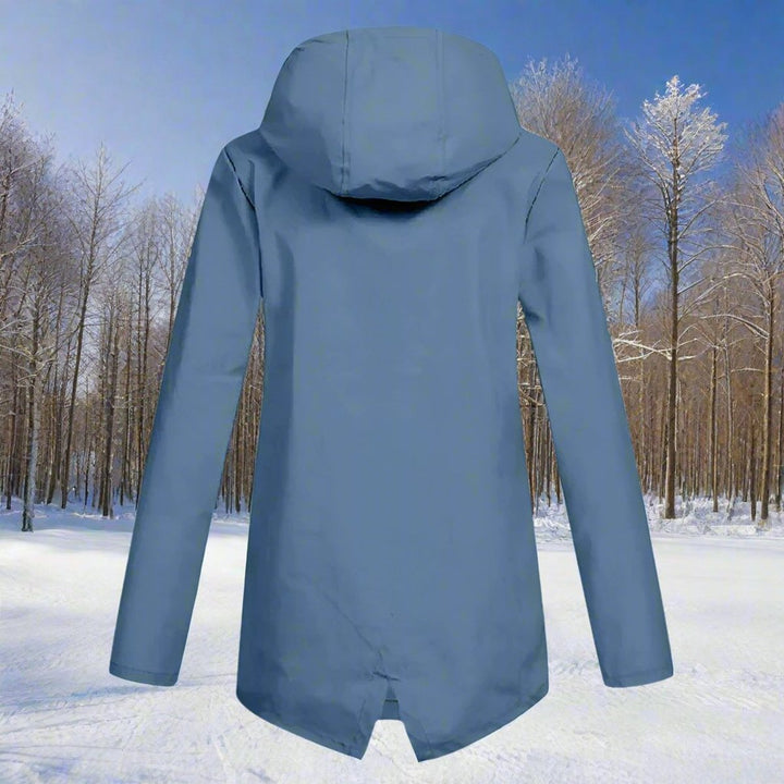 Lorraine | Hooded Waterproof Longline Rain Jacket