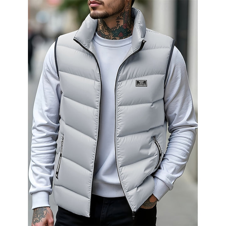 Elliott | Insulated Stand-Collar Puffer Vest