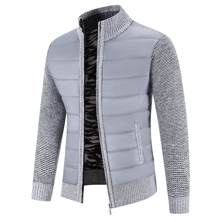 Reid | Stand-Collar Zip Cardigan