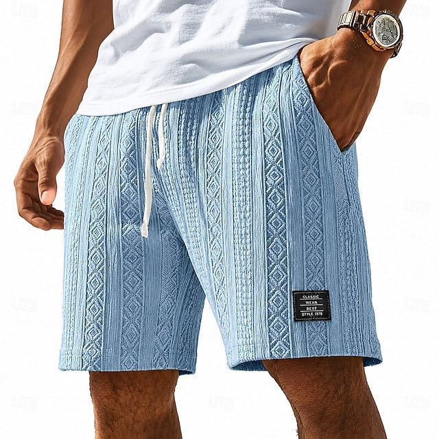 Wallace | Men's Jacquard Texture Knit Shorts