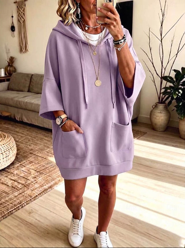 Suzanne | Relaxed Hooded Dress