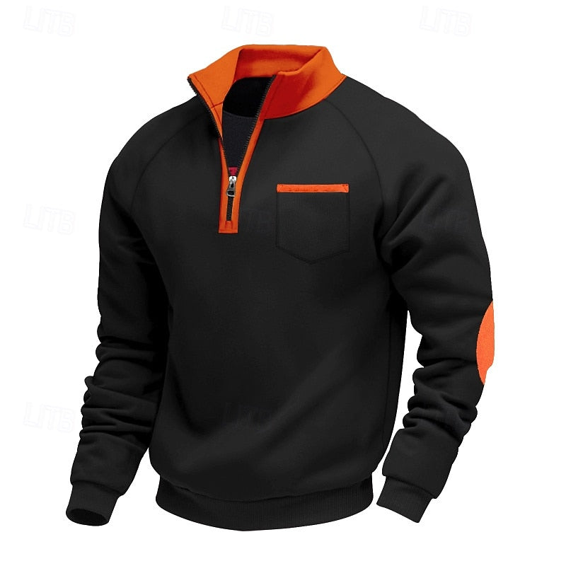 Baxter | Quarter-Zip Stand-Collar Pullover